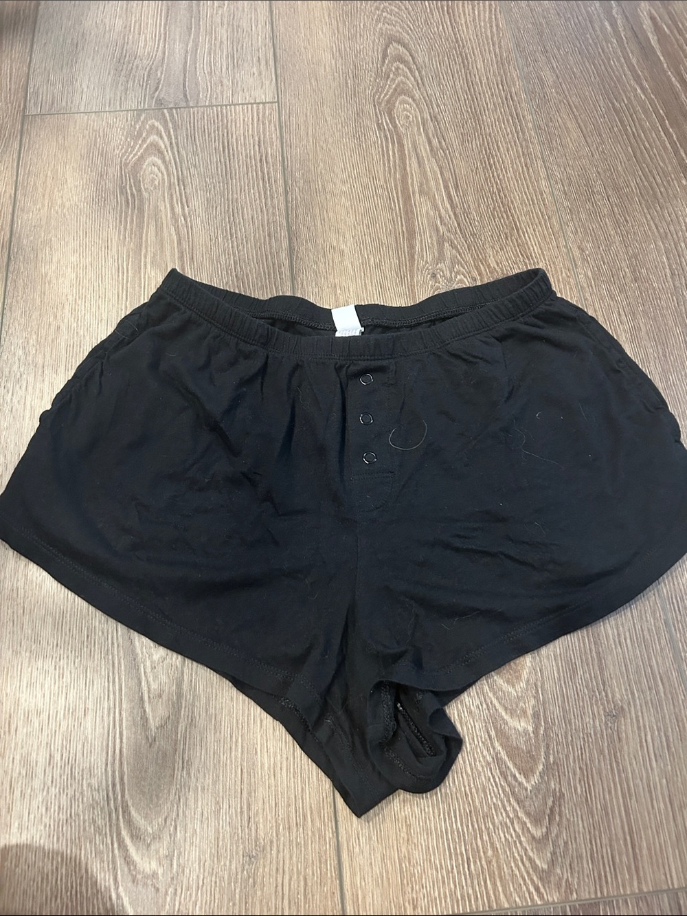 stars above Black Lounge Shorts